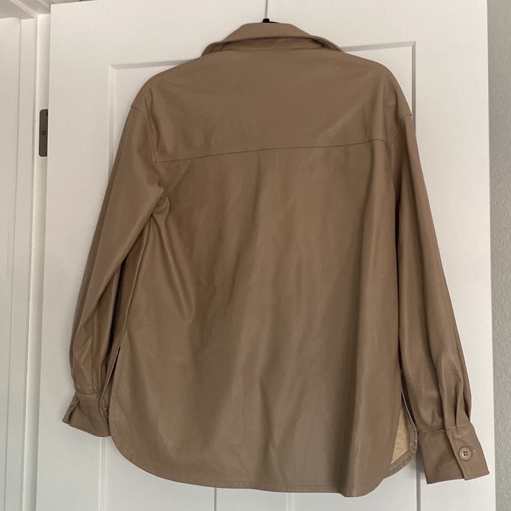 Pleather Shacket - Picture 3 of 3